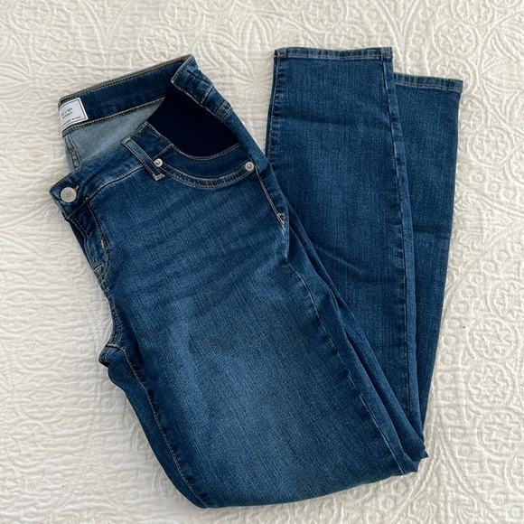 NWOT Maternity Insert Panel Skinny Jeans from Gap - Size 10 - Picture 1 of 8